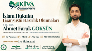 MERAK ET, KEŞFET, İLİMLE DERİNLEŞ: KİVA SEMİNERLERİ BAŞLIYOR!