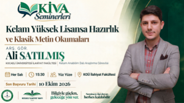 MERAK ET, KEŞFET, İLİMLE DERİNLEŞ: KİVA SEMİNERLERİ BAŞLIYOR!