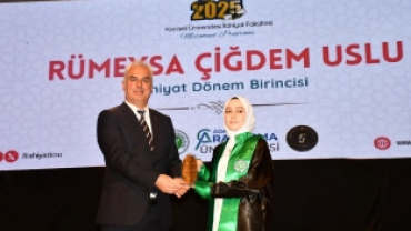 KOCAELİ İLAHİHYAT'TA MEZUNİYET SEVİNCİ