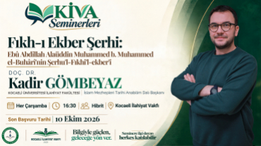 MERAK ET, KEŞFET, İLİMLE DERİNLEŞ: KİVA SEMİNERLERİ BAŞLIYOR!
