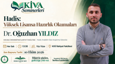 MERAK ET, KEŞFET, İLİMLE DERİNLEŞ: KİVA SEMİNERLERİ BAŞLIYOR!