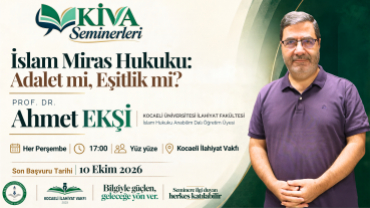 MERAK ET, KEŞFET, İLİMLE DERİNLEŞ: KİVA SEMİNERLERİ BAŞLIYOR!